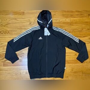Adidas Con22AW All-Weather waterproof Hooded jacket Men’s Sz New Black